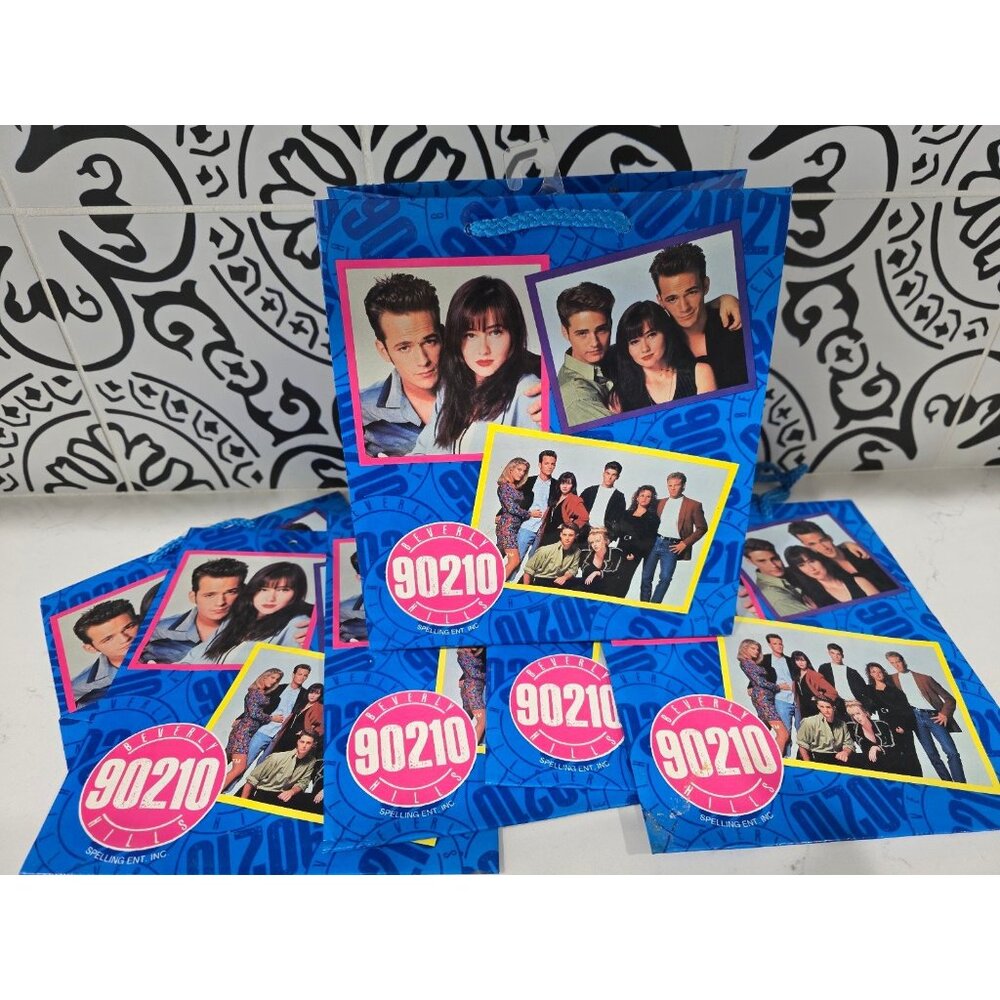 Vintage NOS 1992 CLEO 90210 Gift Bag Rare HTF